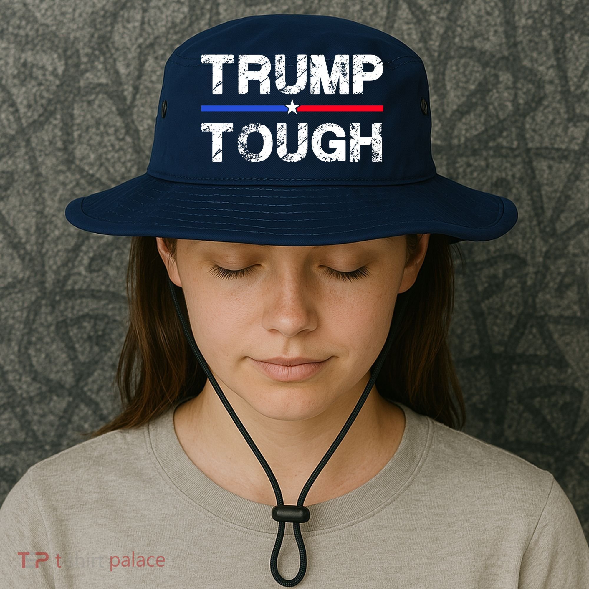 Patriotic Trump Tough Usa Bucket Hat