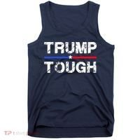 Patriotic Trump Tough Usa Tank Top thumb 0