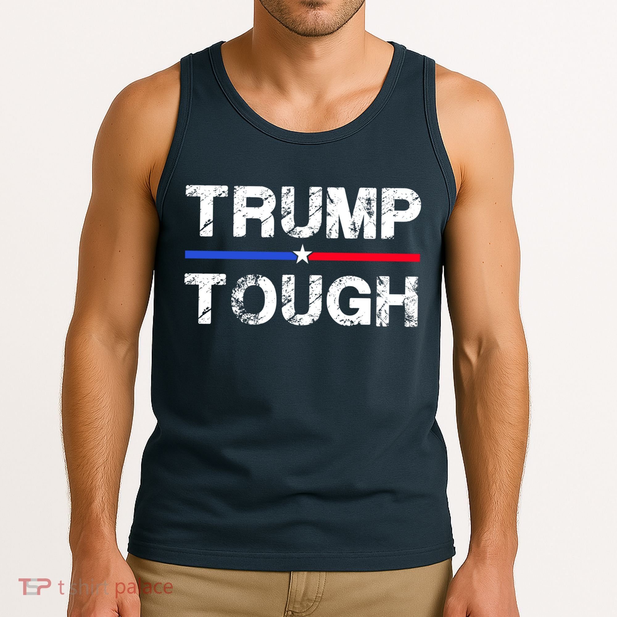 Patriotic Trump Tough Usa Tank Top