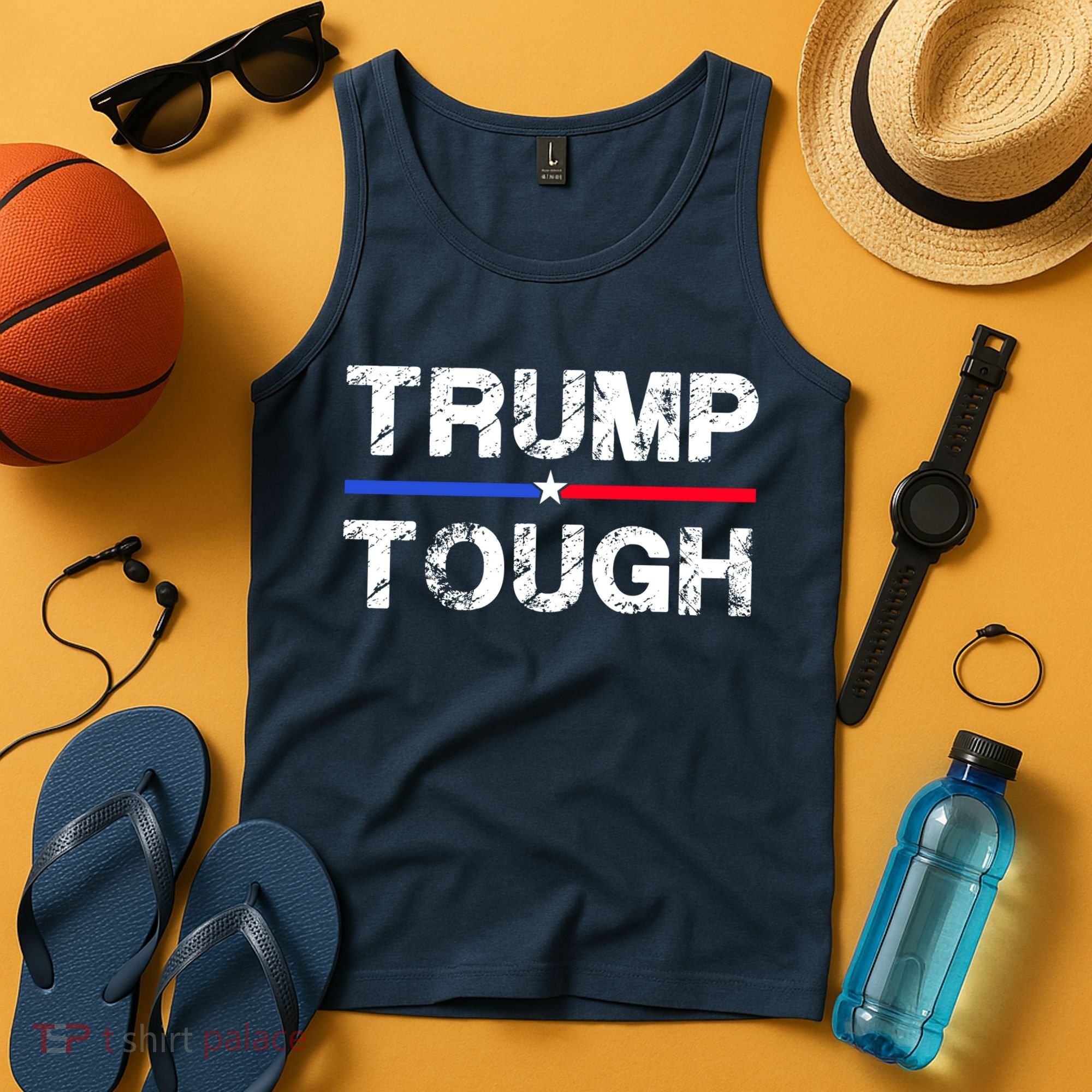 Patriotic Trump Tough Usa Tank Top
