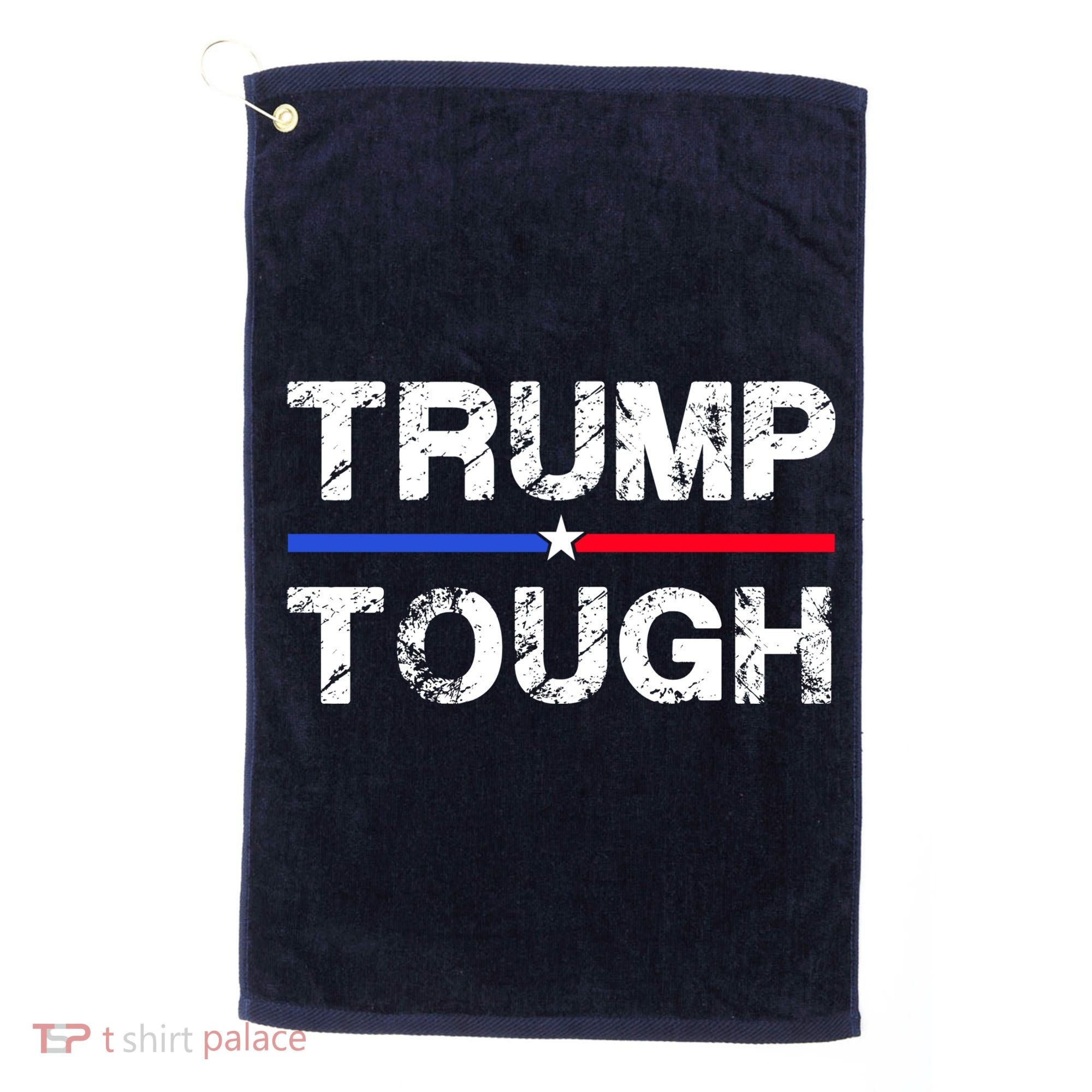 Patriotic Trump Tough Usa Golf Towel