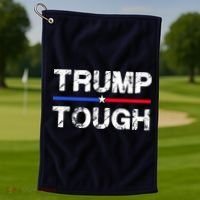 Patriotic Trump Tough Usa Golf Towel thumb 1