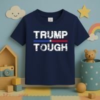 Patriotic Trump Tough Usa Toddler T-Shirt thumb 3