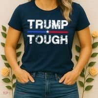 Patriotic Trump Tough Usa Women's T-Shirt thumb 2