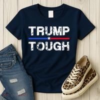 Patriotic Trump Tough Usa Women's T-Shirt thumb 3