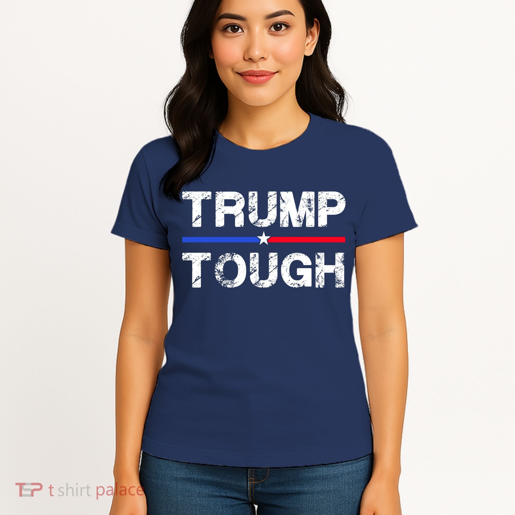 Patriotic Trump Tough Usa Women's T-Shirt