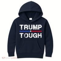 Patriotic Trump Tough Usa Kids Hoodie thumb 0