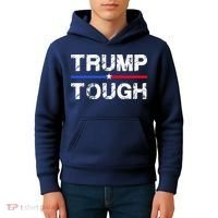 Patriotic Trump Tough Usa Kids Hoodie thumb 4