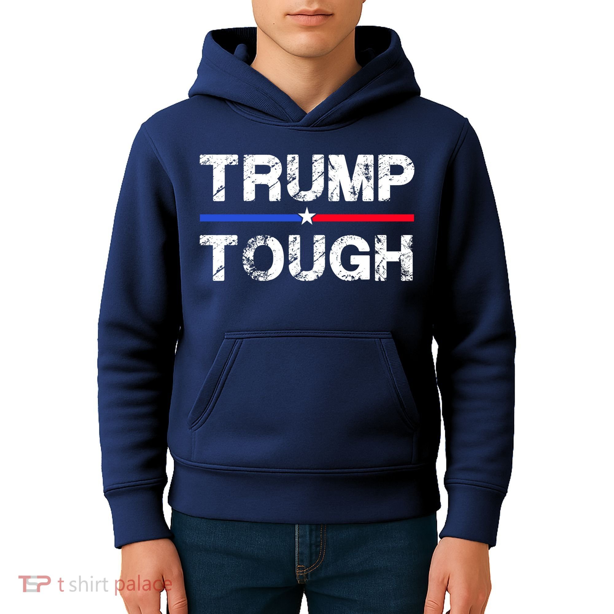 Patriotic Trump Tough Usa Kids Hoodie