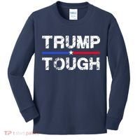 Patriotic Trump Tough Usa Kids Long Sleeve Shirt thumb 0