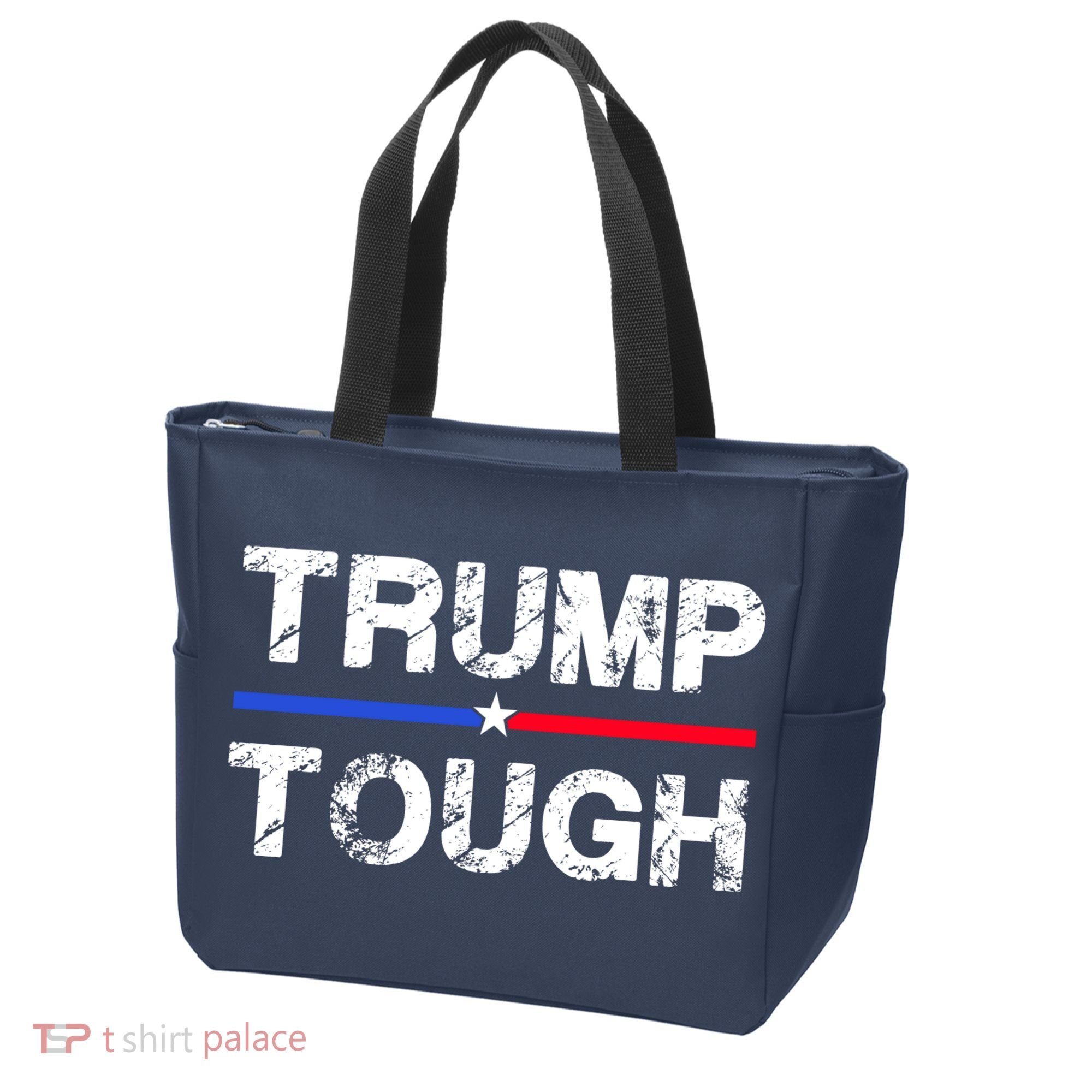Patriotic Trump Tough Usa Tote Bag