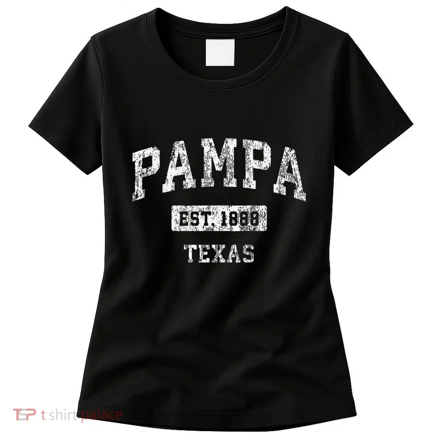 Pampa Texas Tx Vintage Established Women's T-Shirt