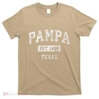 Pampa Texas Tx Vintage Established T-Shirt thumb 0