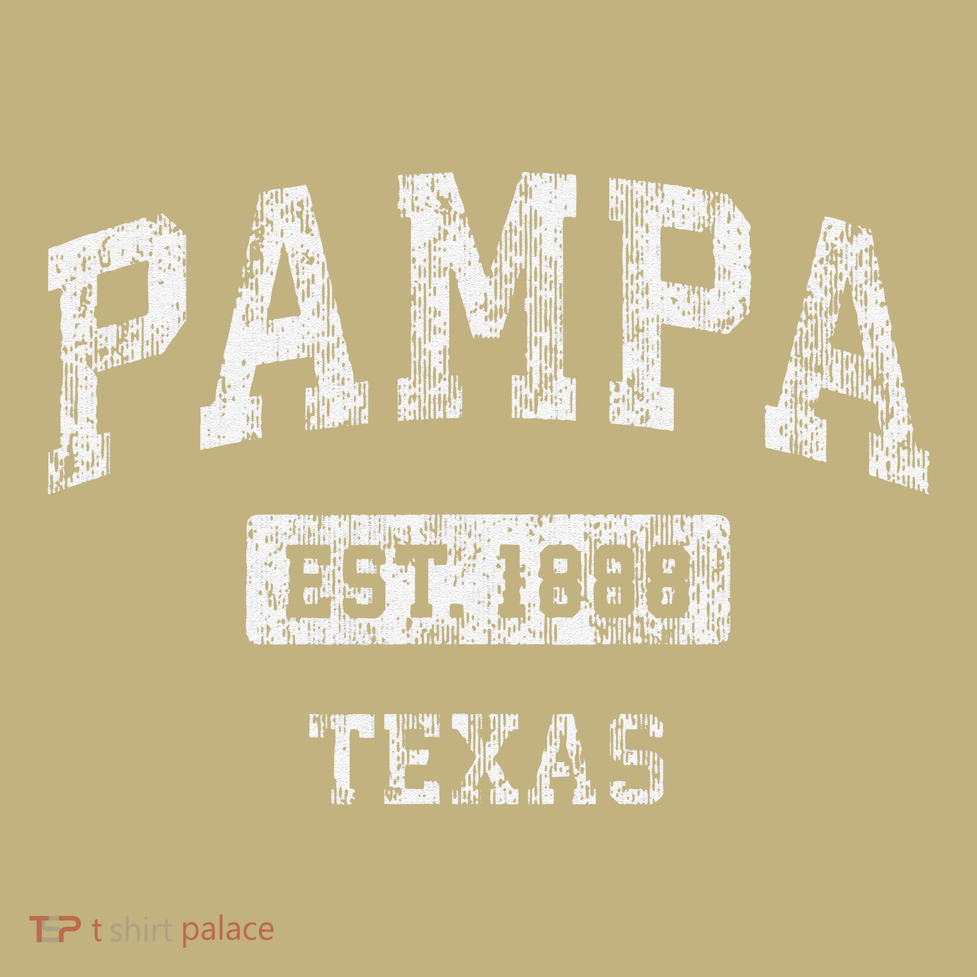 Pampa Texas Tx Vintage Established T-Shirt