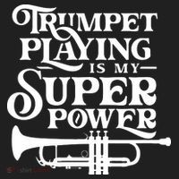 Playing The Trumpet Is My Superpower Trumpeter Player Beanie thumb 2