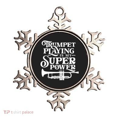 Playing The Trumpet Is My Superpower Trumpeter Player Ornament