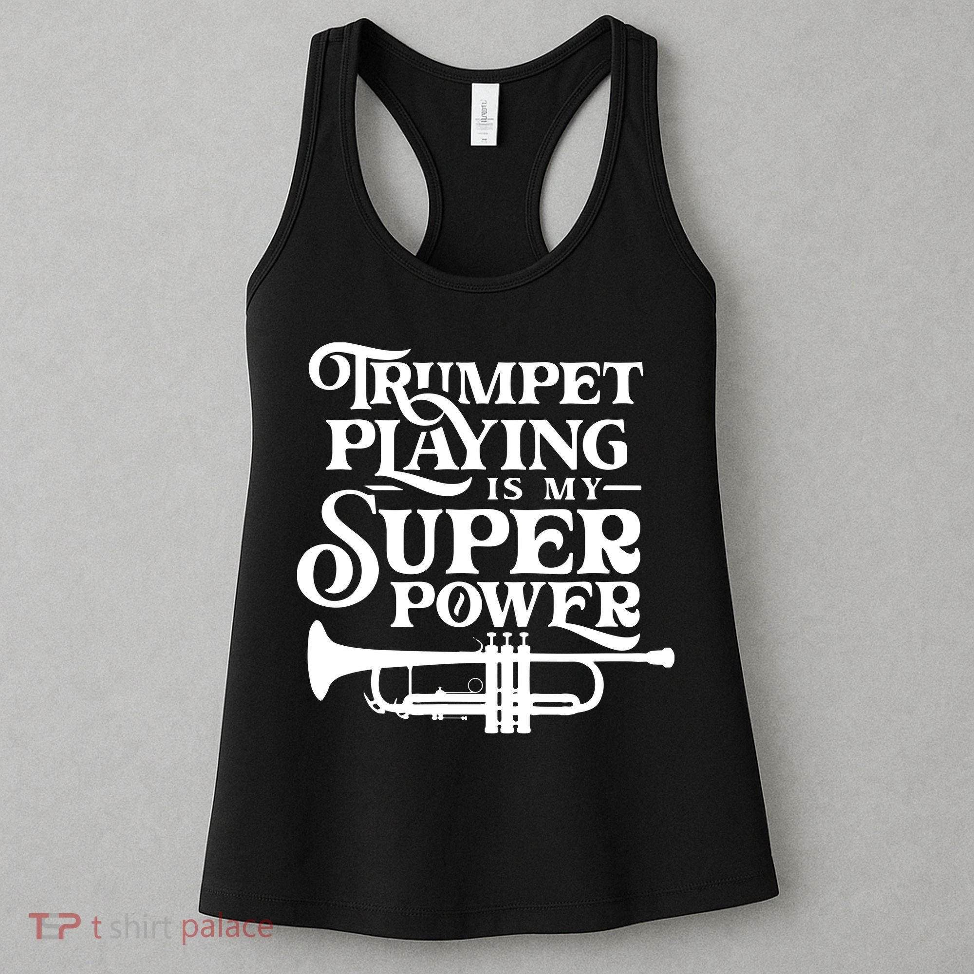 Playing The Trumpet Is My Superpower Trumpeter Player Women's Tank Top