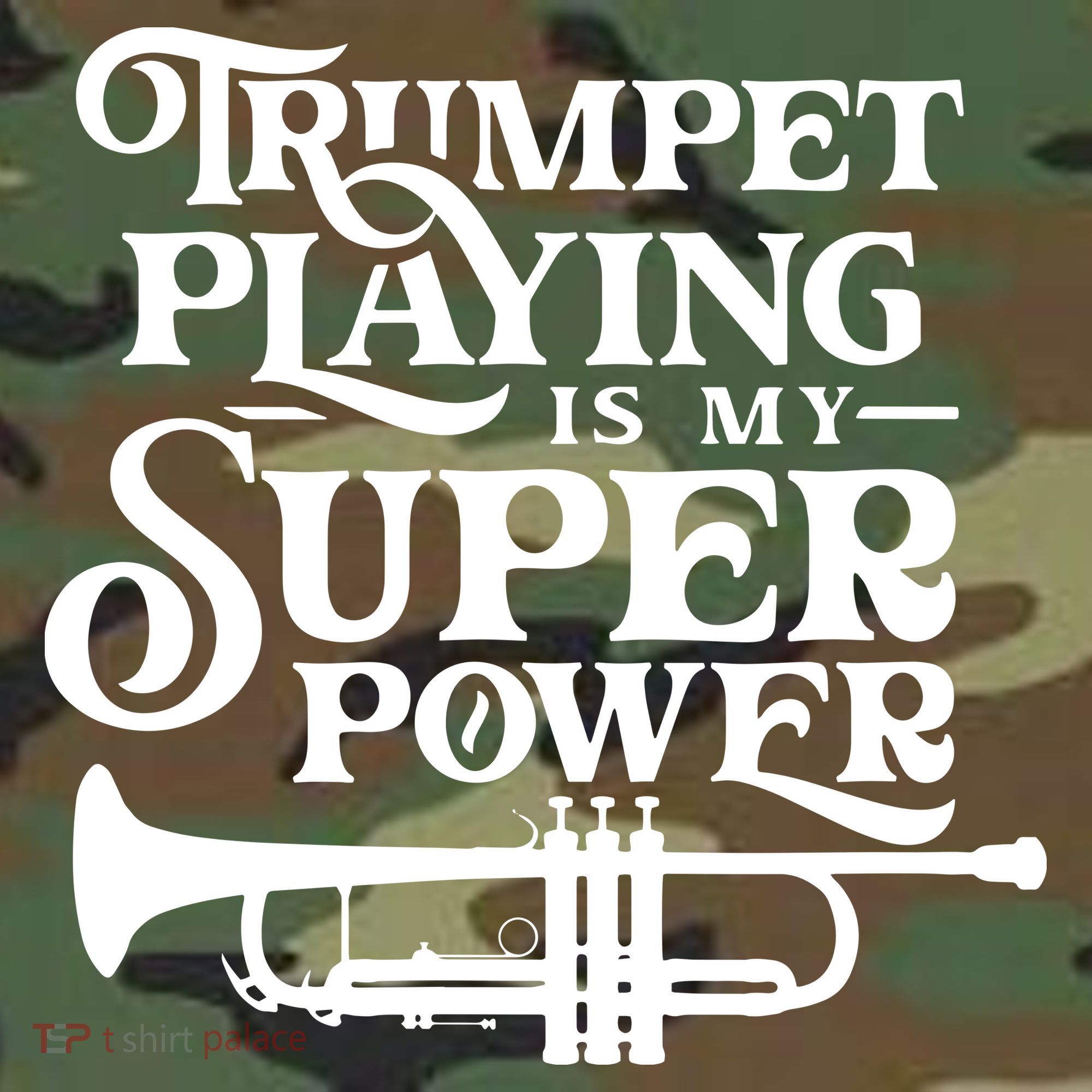 Playing The Trumpet Is My Superpower Trumpeter Player Mousepad