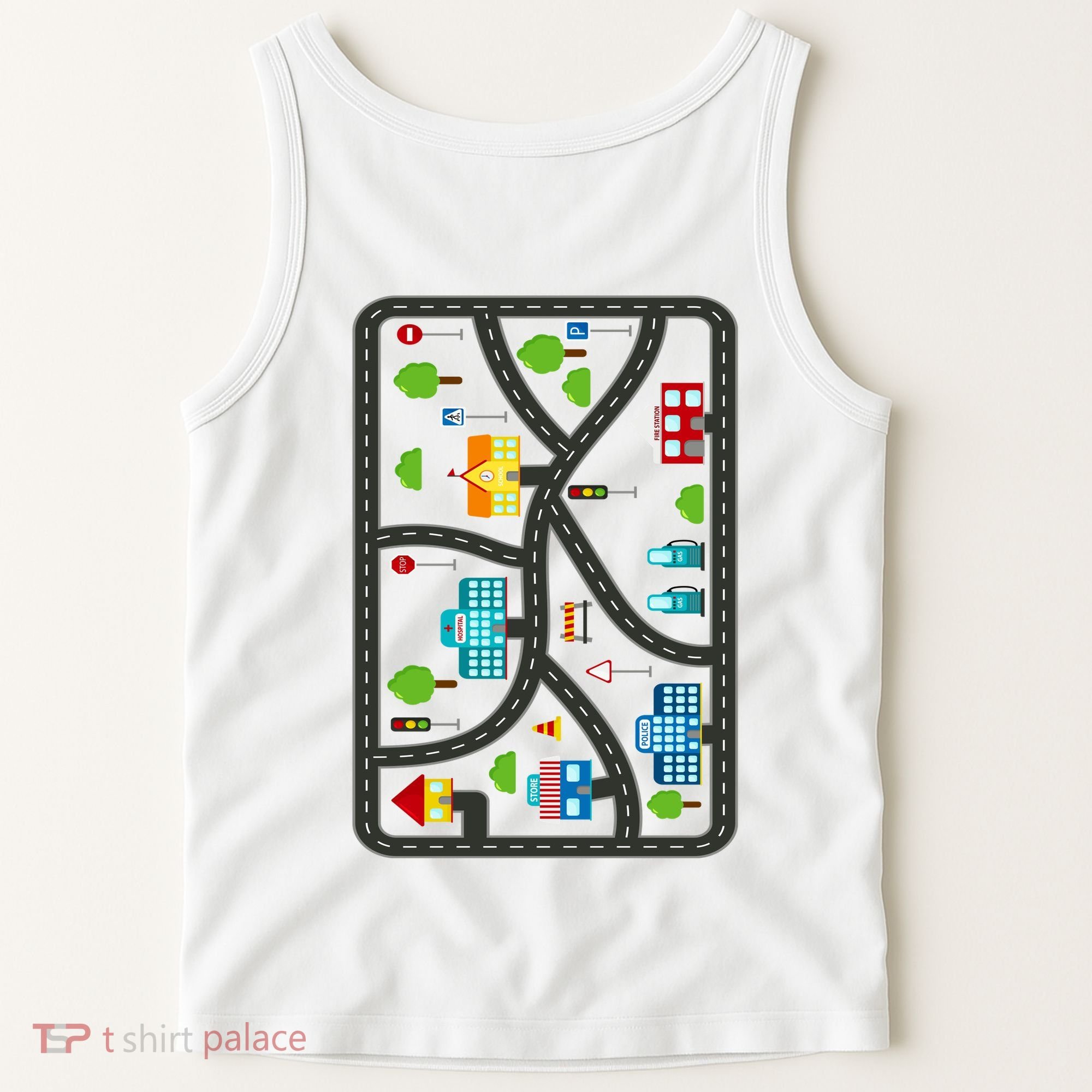 Parent Trap Toy Race Racing Car Track Cute Funny Tank Top