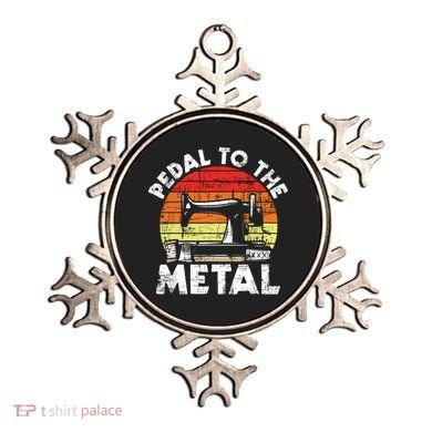Pedal To The Metal Sewing Machine Quilter Quilting Ornament