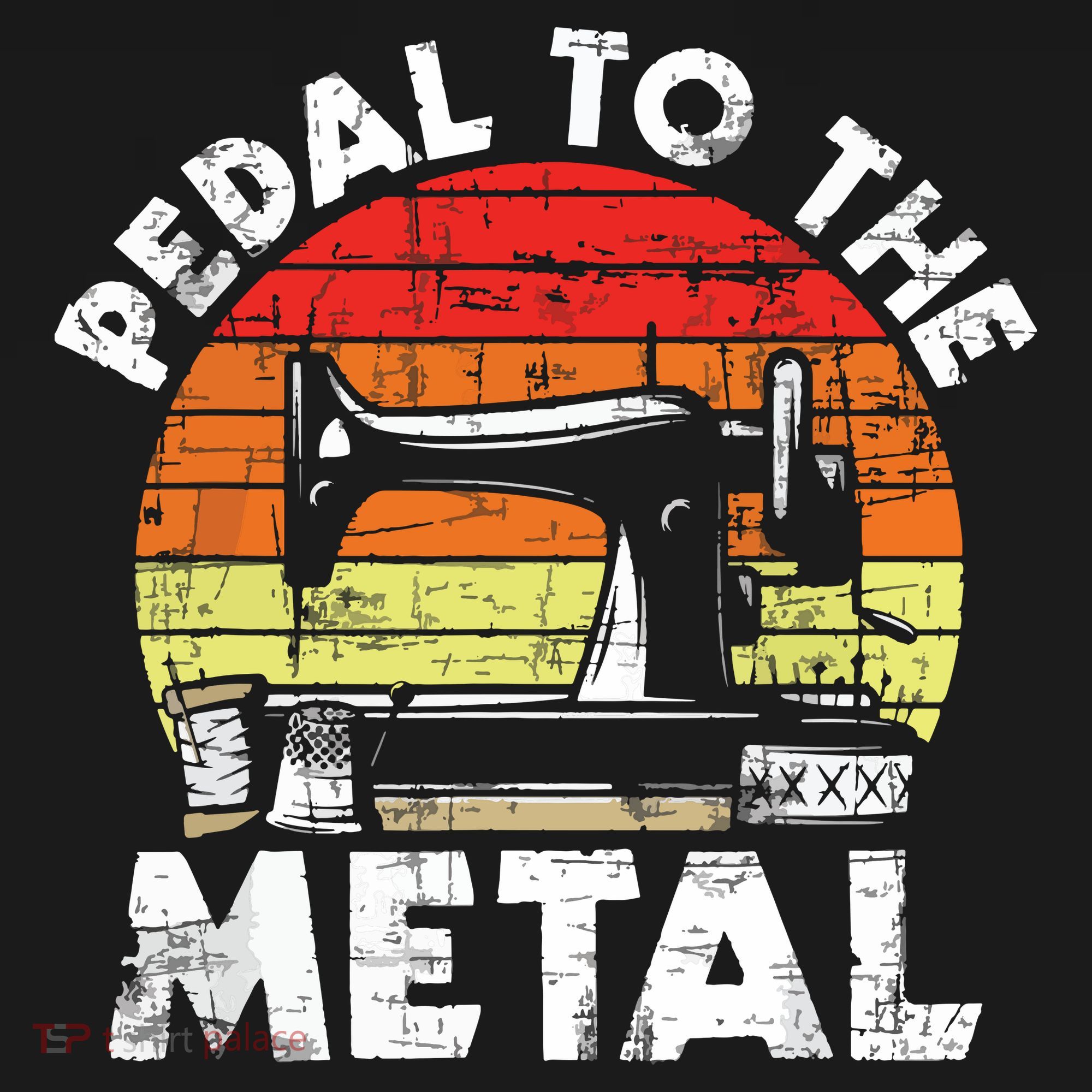 Pedal To The Metal Sewing Machine Quilter Quilting Women's Tank Top