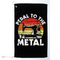 Pedal To The Metal Sewing Machine Quilter Quilting Golf Towel thumb 0