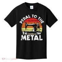 Pedal To The Metal Sewing Machine Quilter Quilting Kids T-Shirt thumb 0