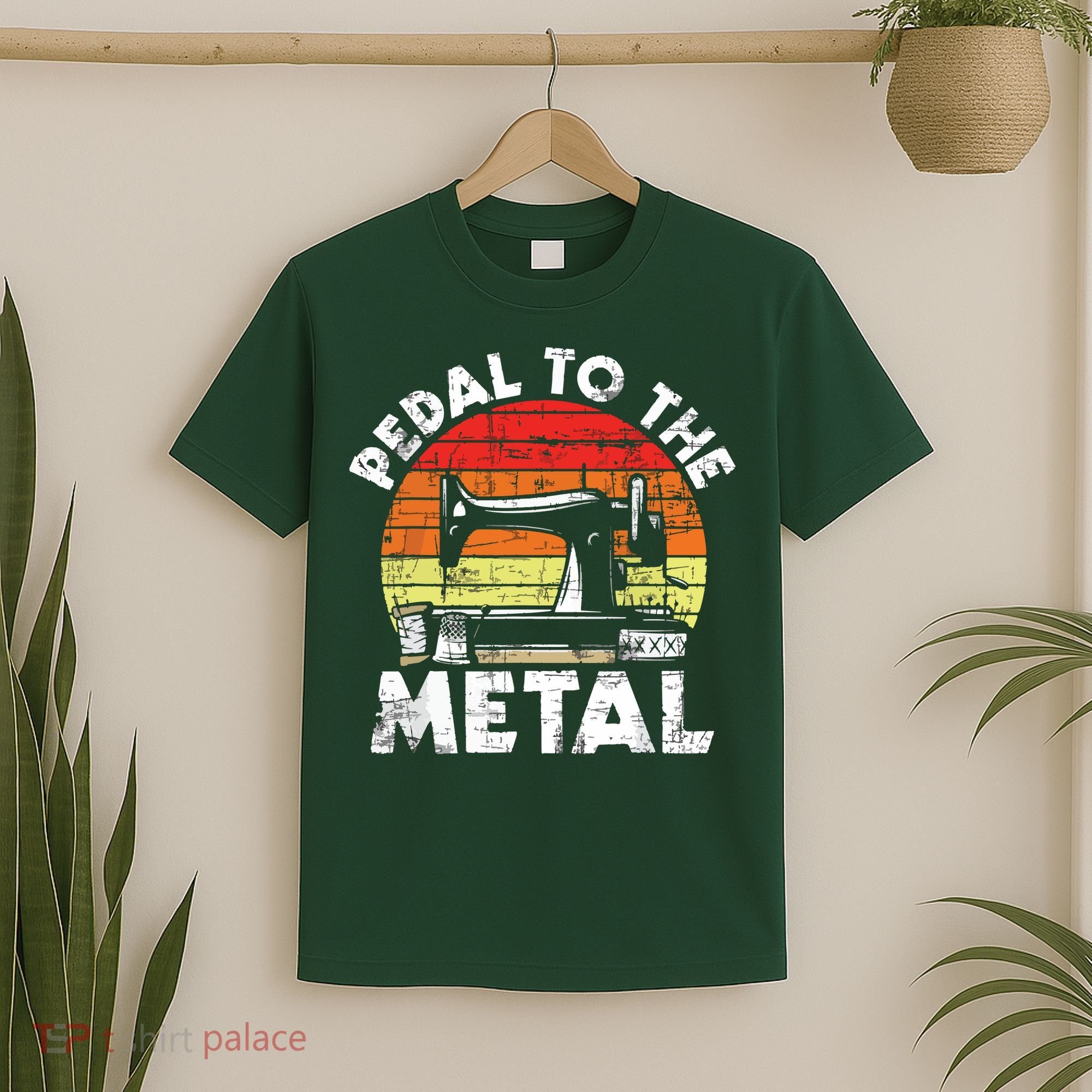 Pedal To The Metal Sewing Machine Quilter Quilting T-Shirt