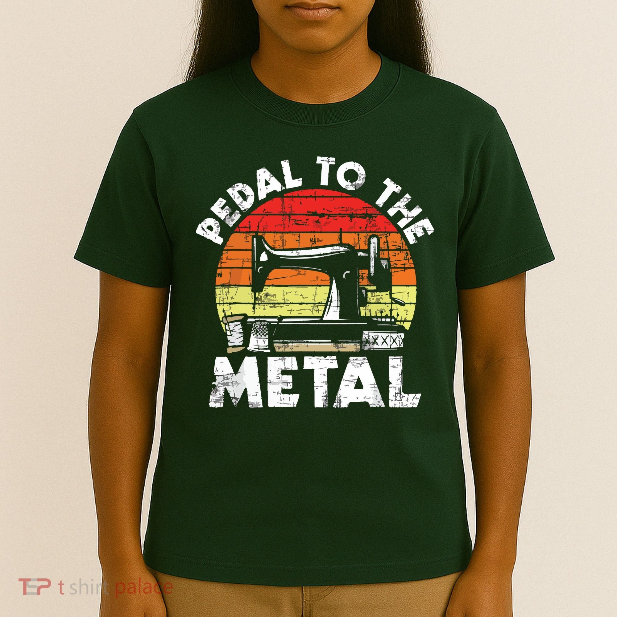 Pedal To The Metal Sewing Machine Quilter Quilting T-Shirt