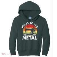 Pedal To The Metal Sewing Machine Quilter Quilting Kids Hoodie thumb 0