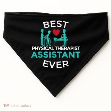 Physical Therapist Therapy Assistant PTA Graduation USA-Made Doggie Bandana