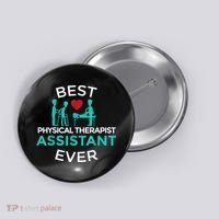 Physical Therapist Therapy Assistant PTA Graduation Button thumb 0