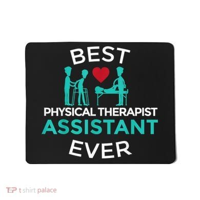 Physical Therapist Therapy Assistant PTA Graduation Mousepad