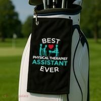 Physical Therapist Therapy Assistant PTA Graduation Golf Towel thumb 2