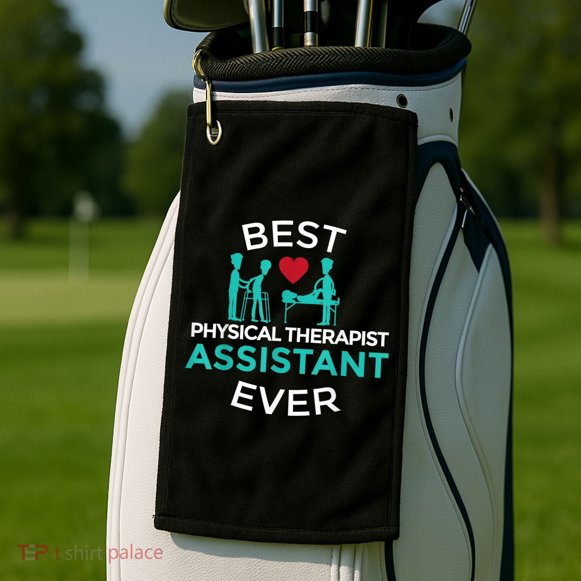 Physical Therapist Therapy Assistant PTA Graduation Golf Towel