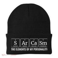 Periodic Table T Chemistry Sarcasm Elements Beanie thumb 0