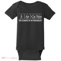 Periodic Table T Chemistry Sarcasm Elements Baby Bodysuit thumb 0