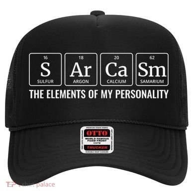 Periodic Table T Chemistry Sarcasm Elements Hat