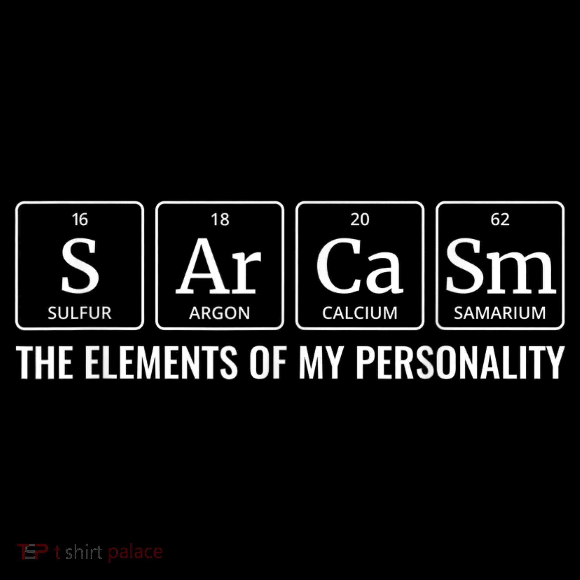 Periodic Table T Chemistry Sarcasm Elements Tank Top