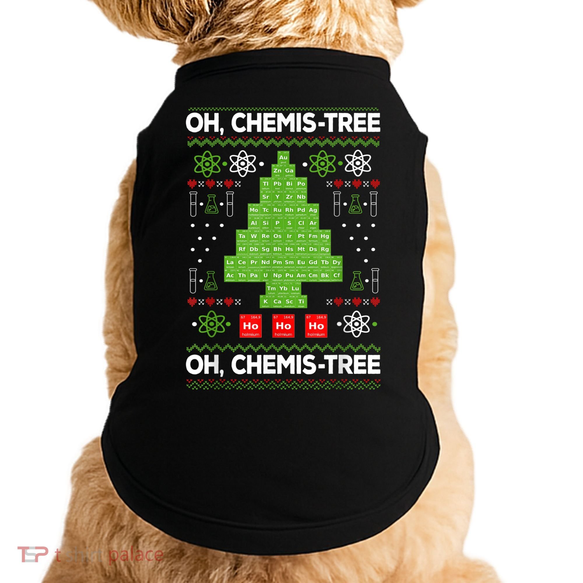 Periodic Table Tree Oh Chemistree Fun Chemistry Teacher Xmas Doggie Tank