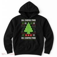 Periodic Table Tree Oh Chemistree Fun Chemistry Teacher Xmas Hoodie thumb 0