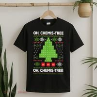 Periodic Table Tree Oh Chemistree Fun Chemistry Teacher Xmas T-Shirt thumb 2