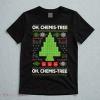 Periodic Table Tree Oh Chemistree Fun Chemistry Teacher Xmas T-Shirt thumb 5
