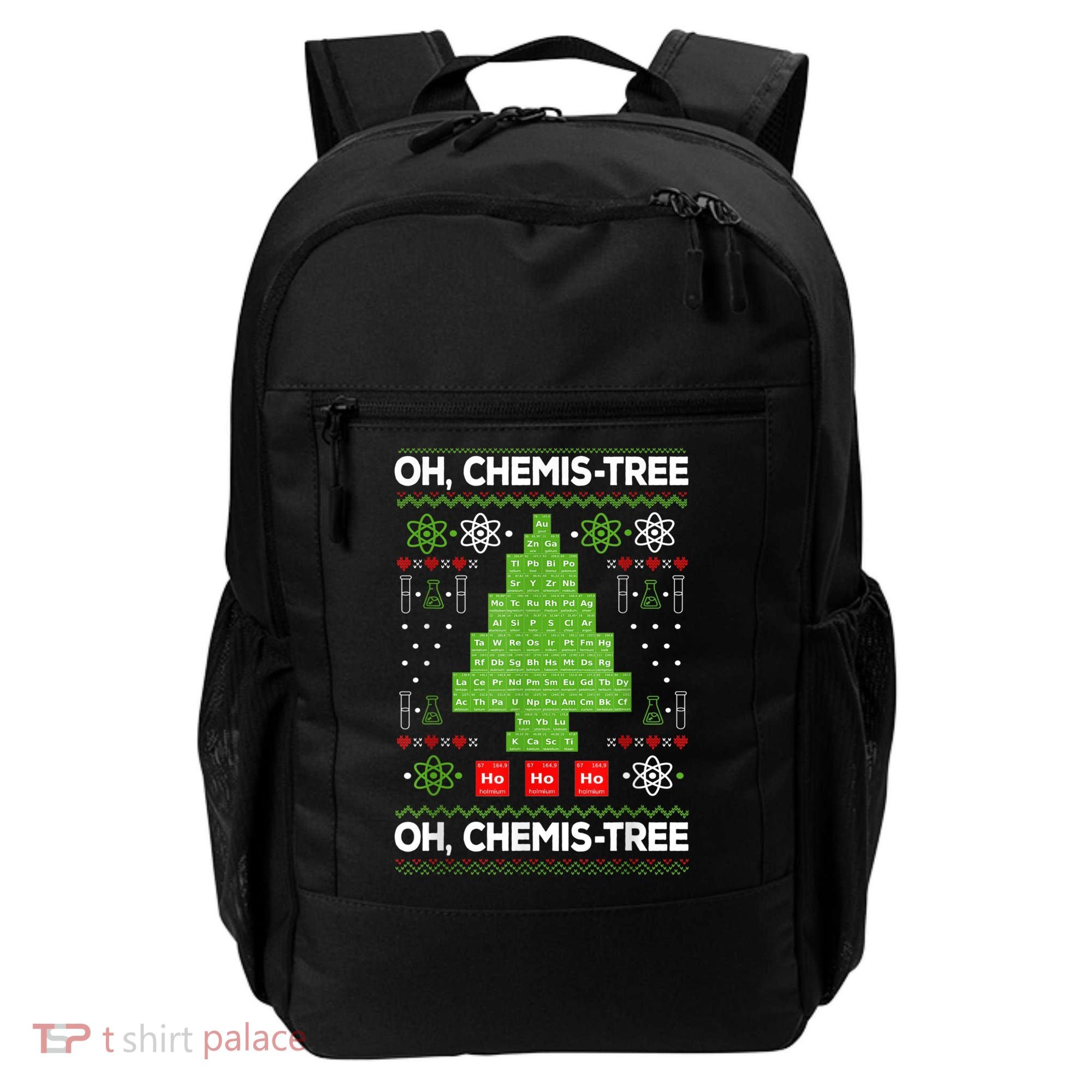 Periodic Table Tree Oh Chemistree Fun Chemistry Teacher Xmas Backpack