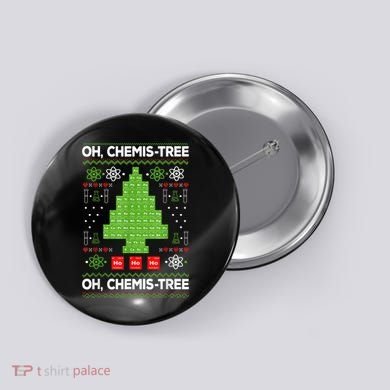 Periodic Table Tree Oh Chemistree Fun Chemistry Teacher Xmas Button
