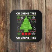 Periodic Table Tree Oh Chemistree Fun Chemistry Teacher Xmas Coaster thumb 0