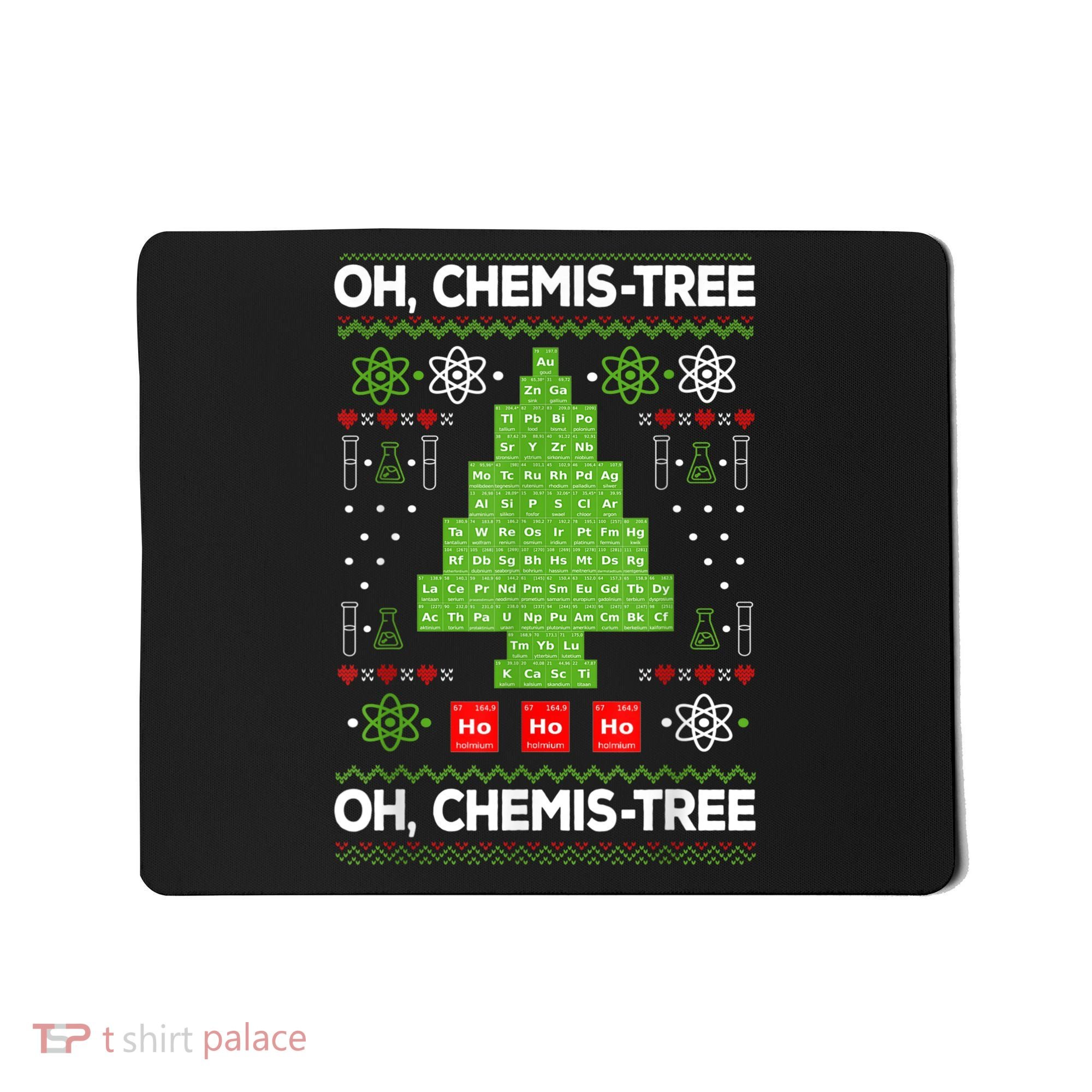 Periodic Table Tree Oh Chemistree Fun Chemistry Teacher Xmas Mousepad