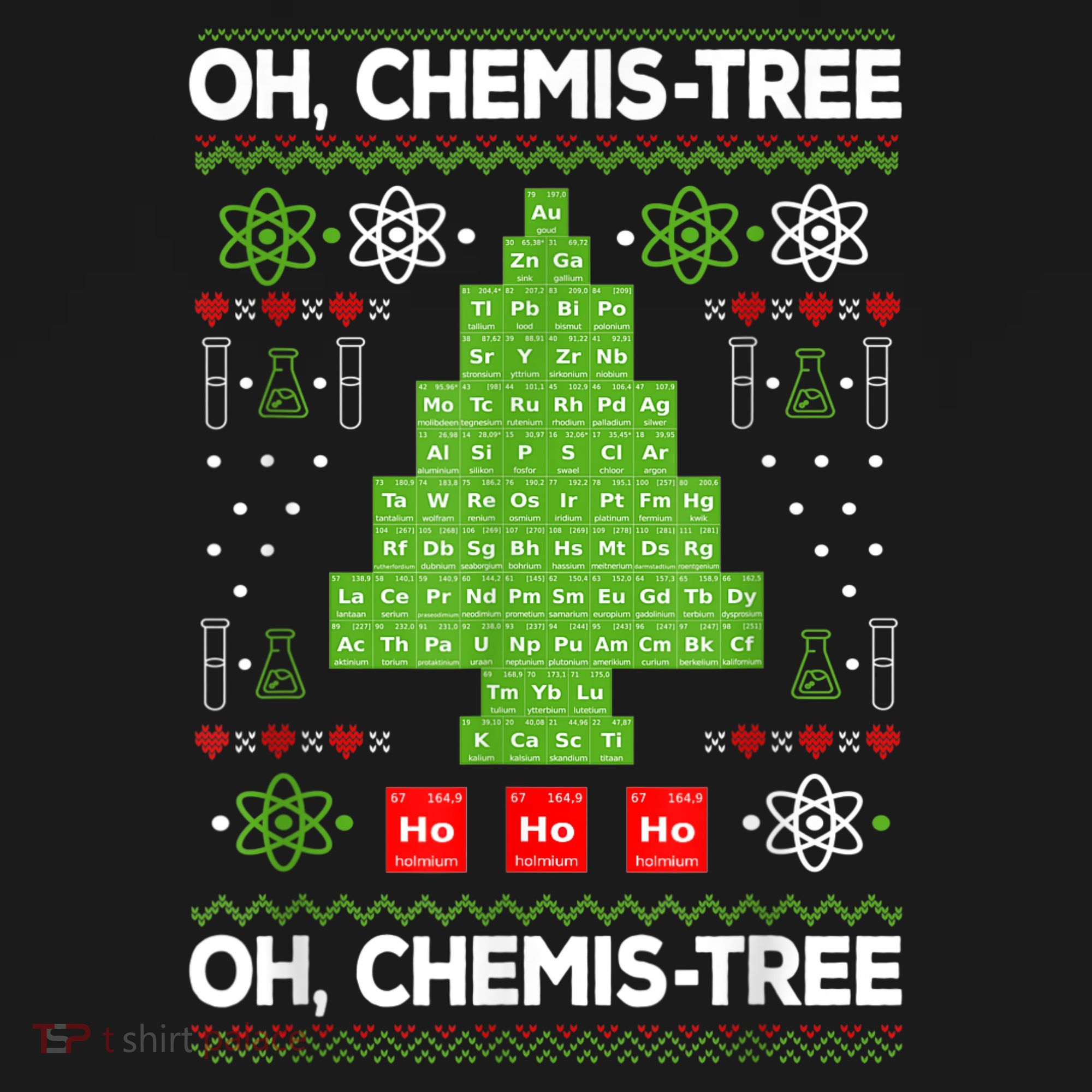 Periodic Table Tree Oh Chemistree Fun Chemistry Teacher Xmas Mousepad