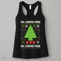 Periodic Table Tree Oh Chemistree Fun Chemistry Teacher Xmas Women's Tank Top thumb 3