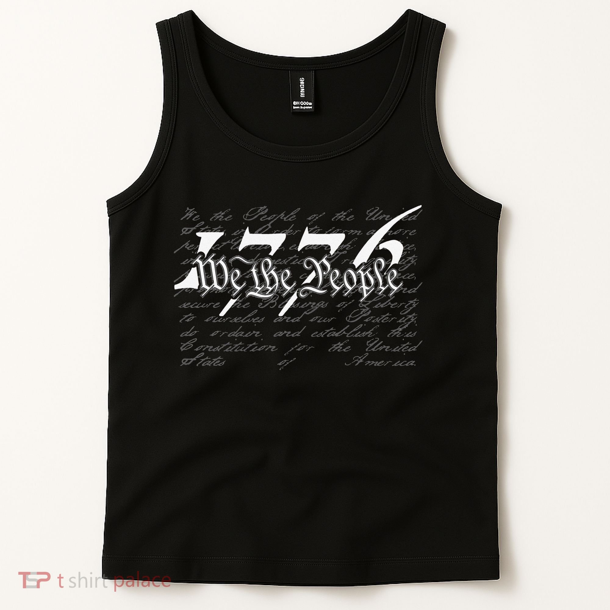 Preamble To the US Constitution 1776 We The People Tank Top
